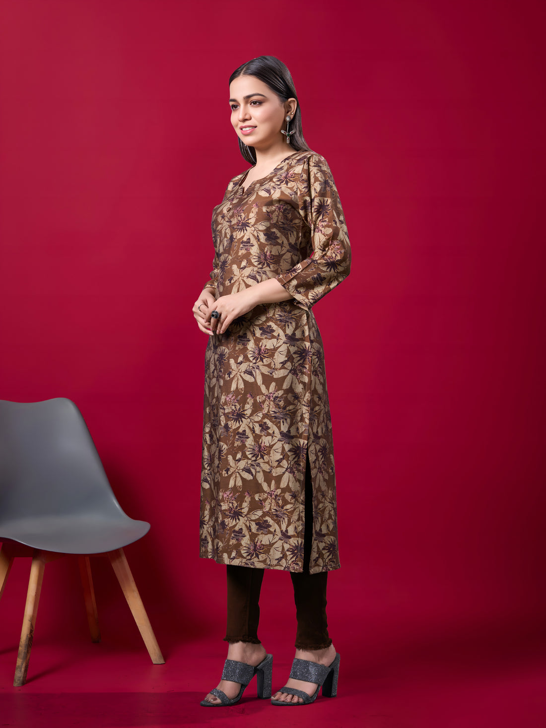 VibrantMuse Printed Top