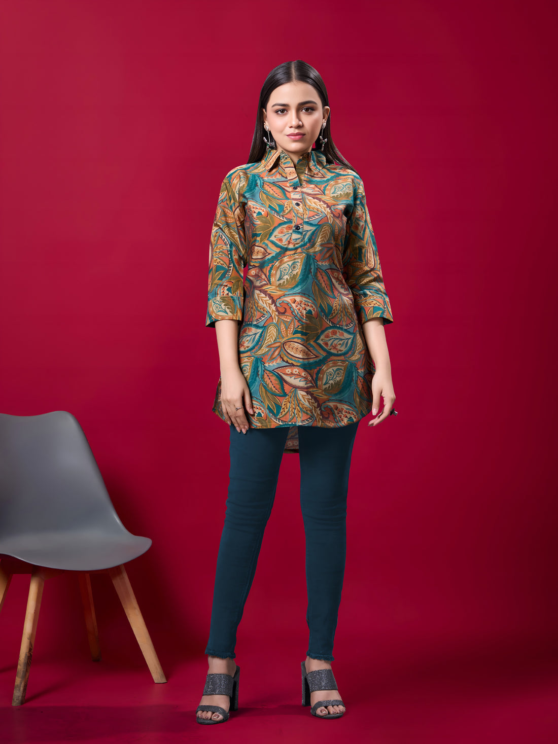 ColorWave Casual Tunic