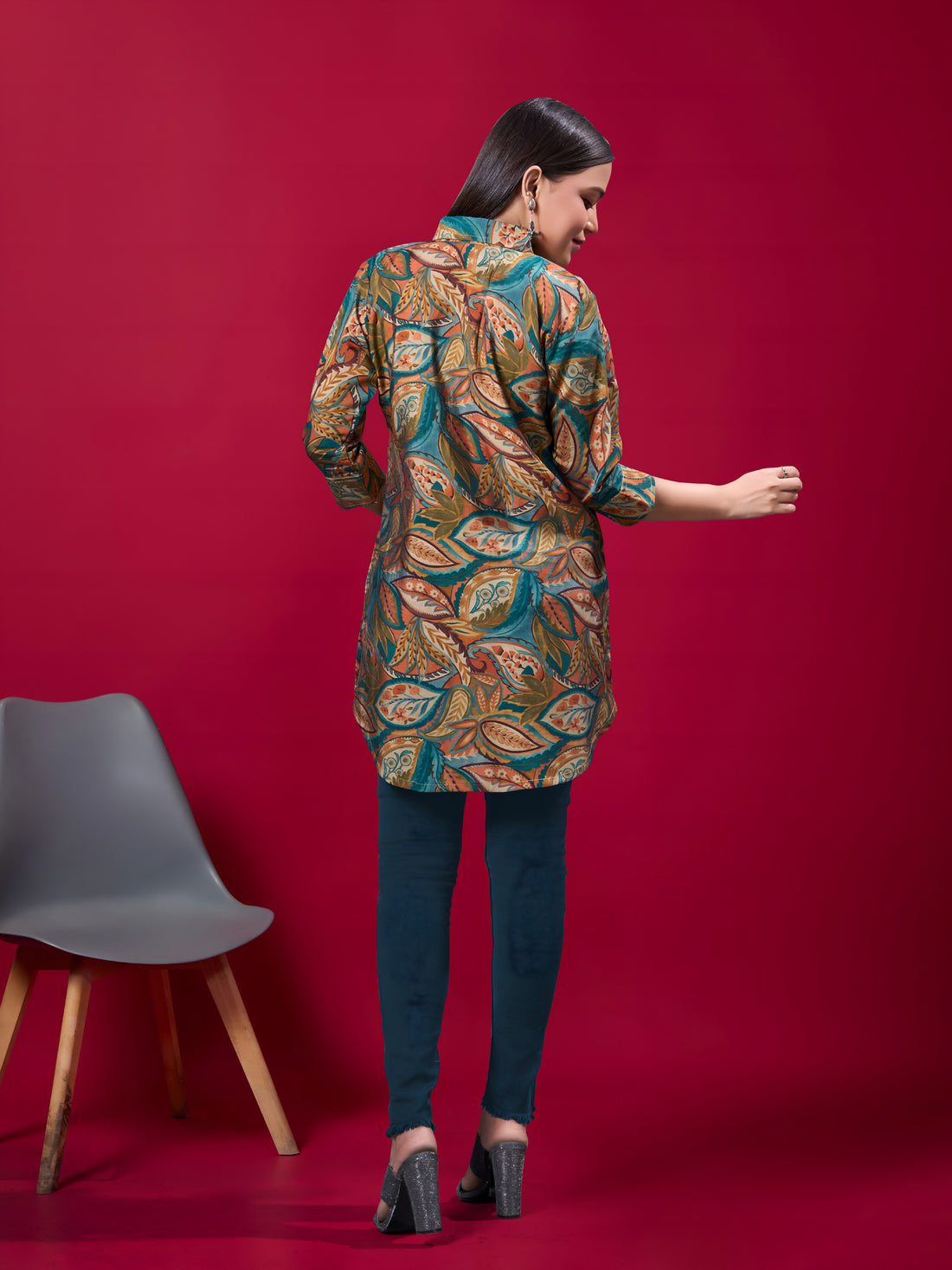 ColorWave Casual Tunic