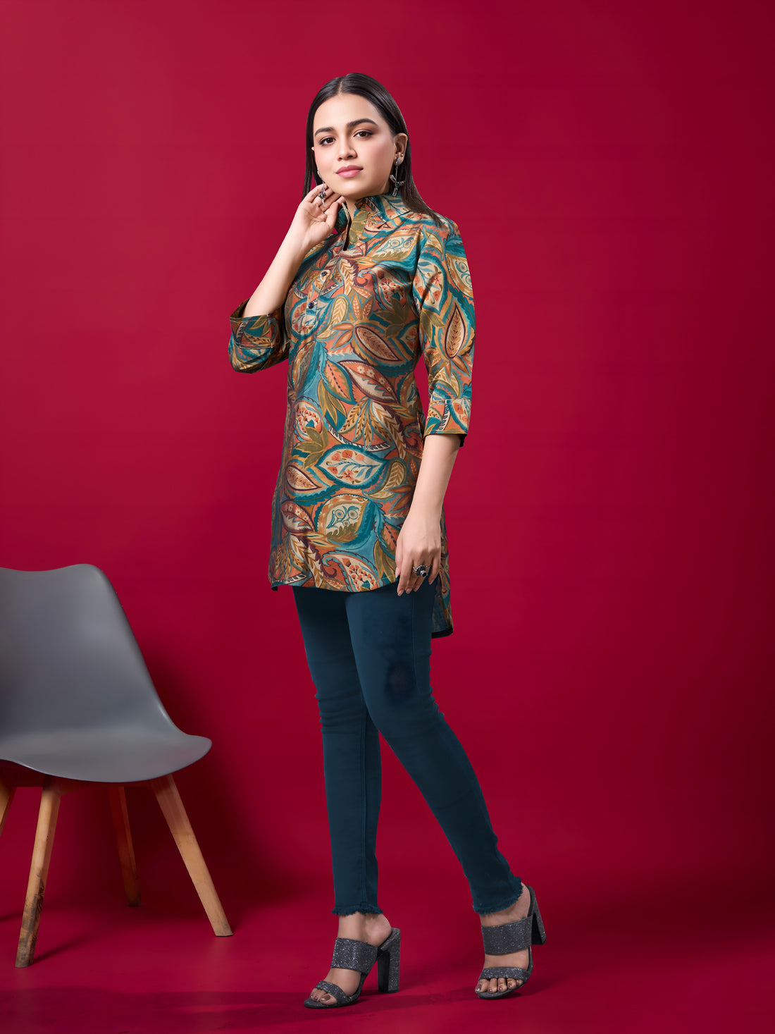ColorWave Casual Tunic