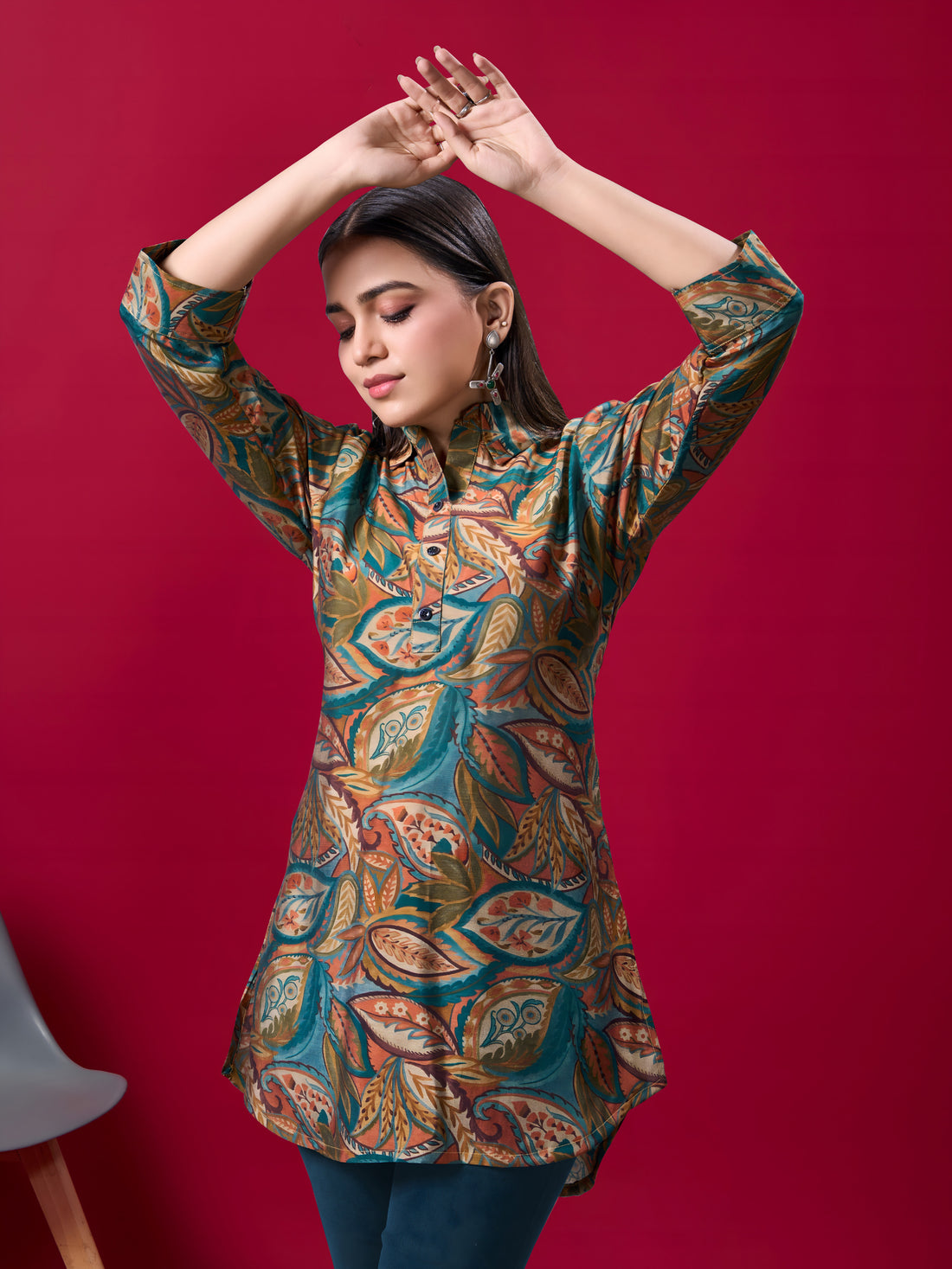 ColorWave Casual Tunic