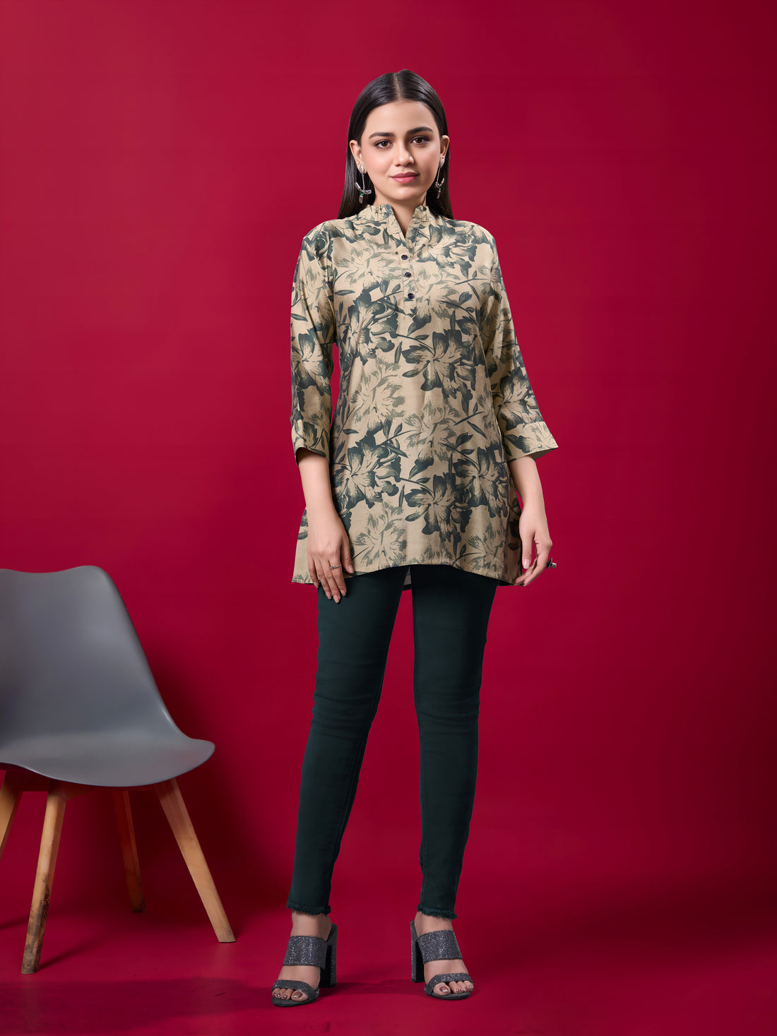 FusionBloom Silk Top