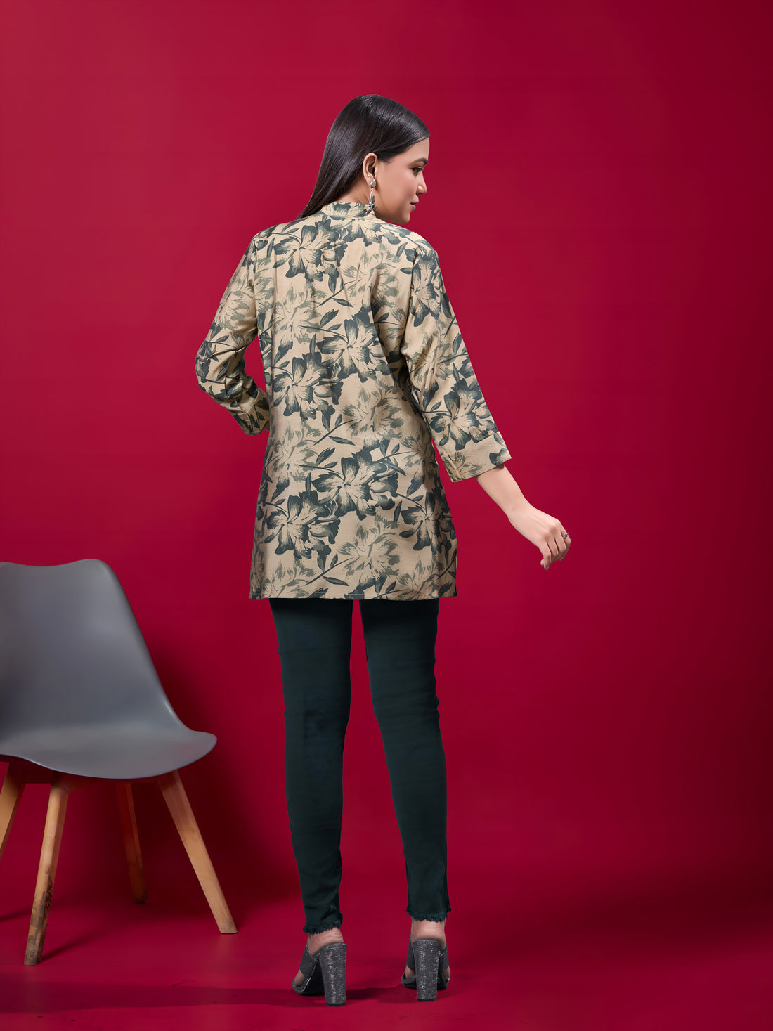 FusionBloom Silk Top