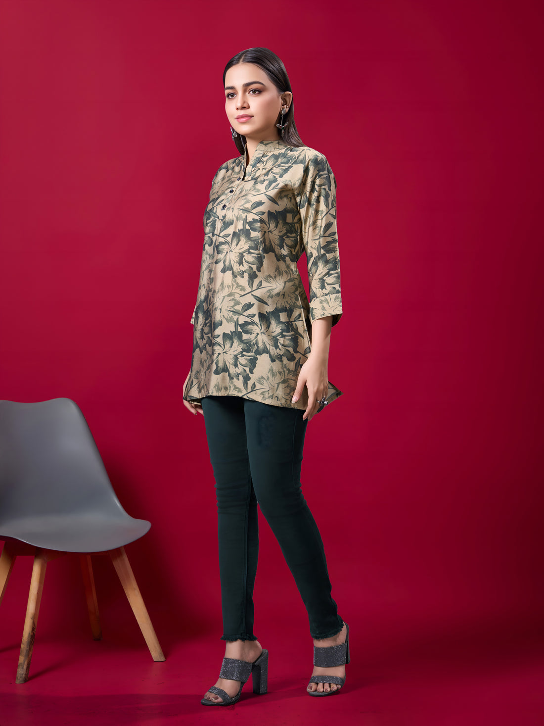 FusionBloom Silk Top