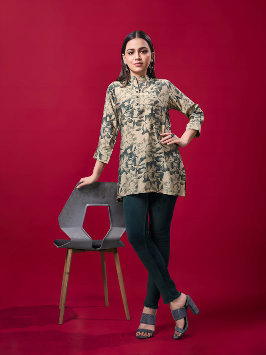 FusionBloom Silk Top