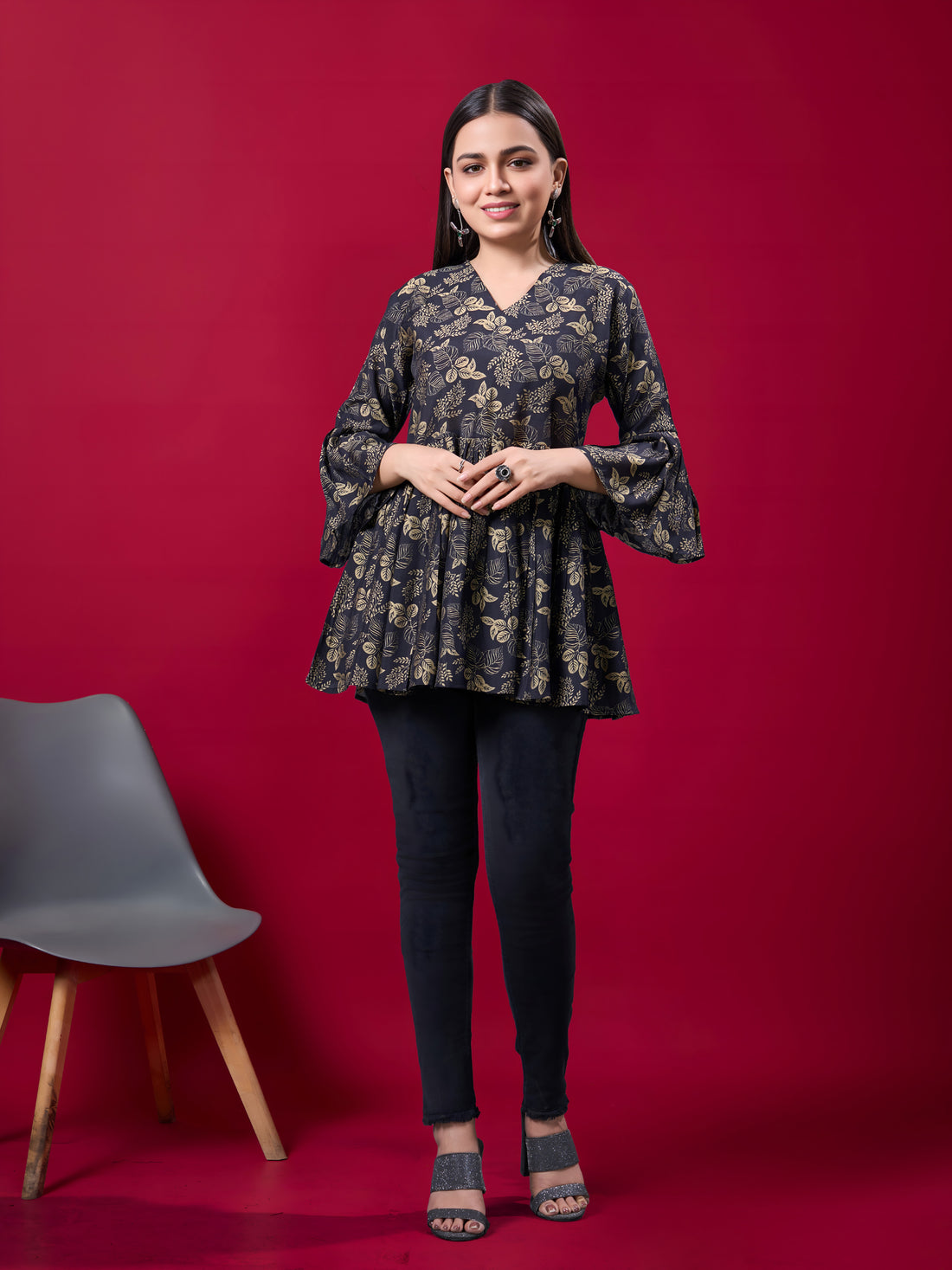 MultiAura Printed Top