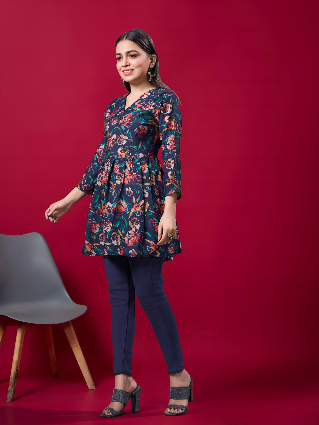 ColorSplash Silk Tunic
