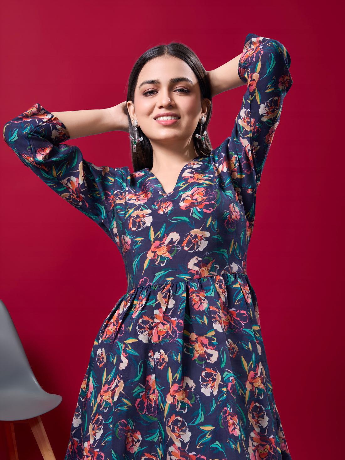 ColorSplash Silk Tunic