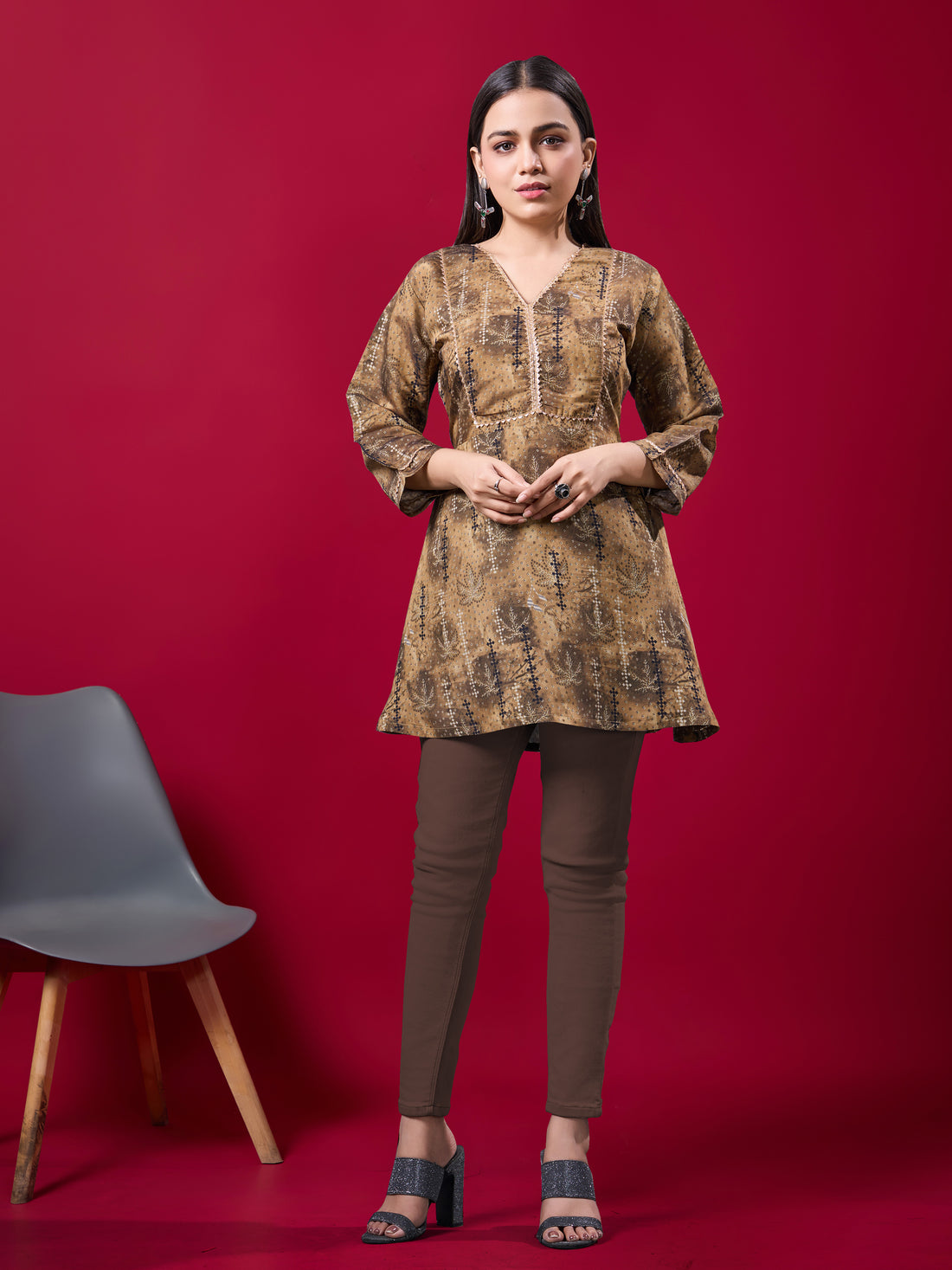 CocoaCharm Silk Tunic