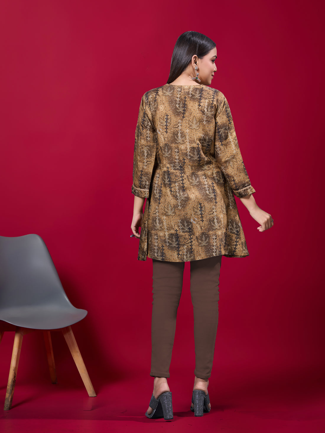 CocoaCharm Silk Tunic