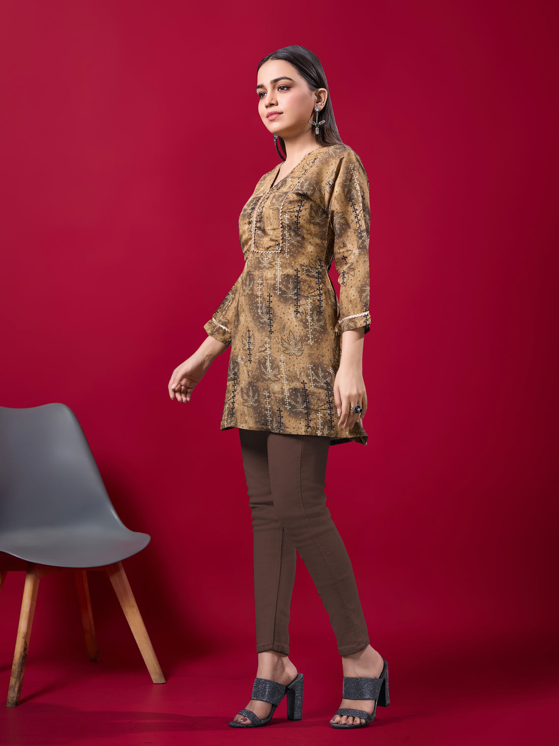 CocoaCharm Silk Tunic