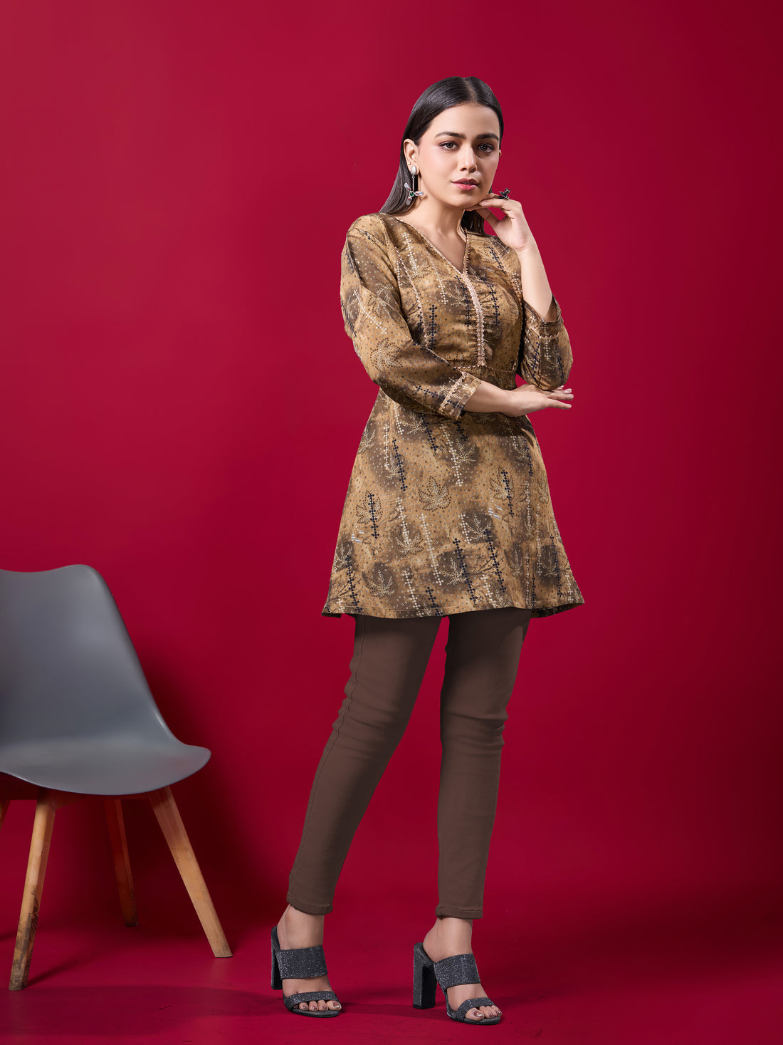 CocoaCharm Silk Tunic