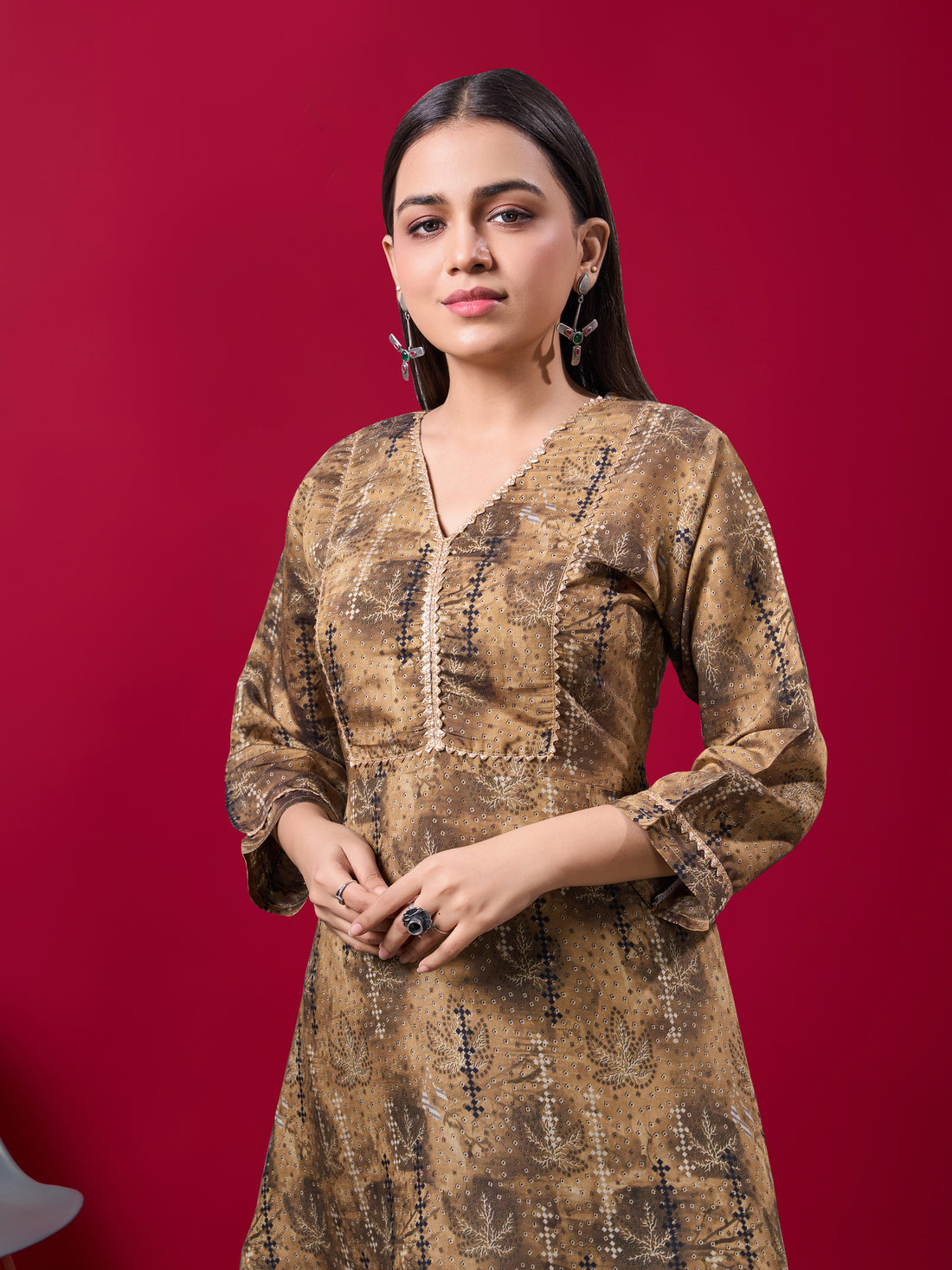 CocoaCharm Silk Tunic