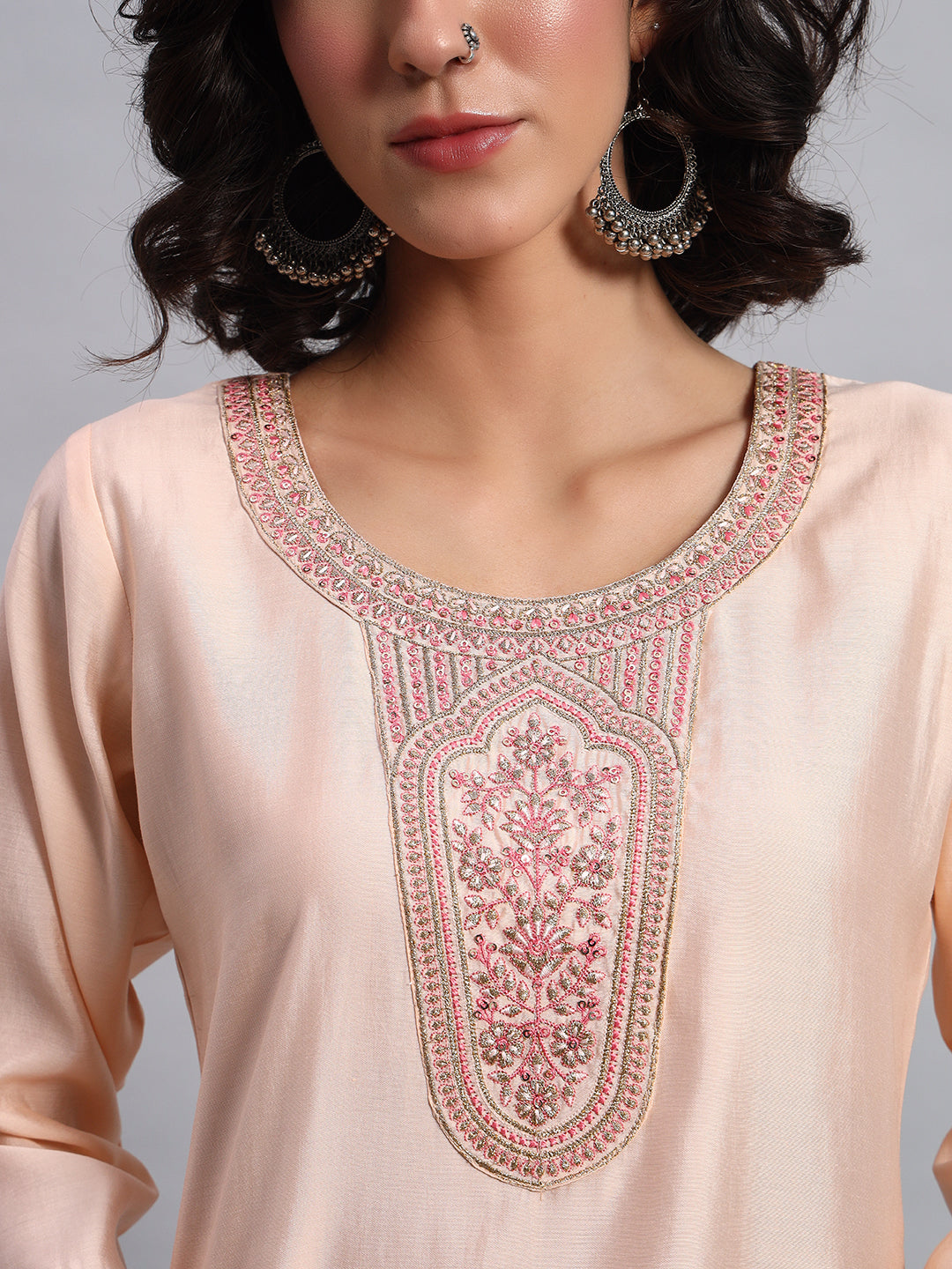PeachBloom Printed Tunic