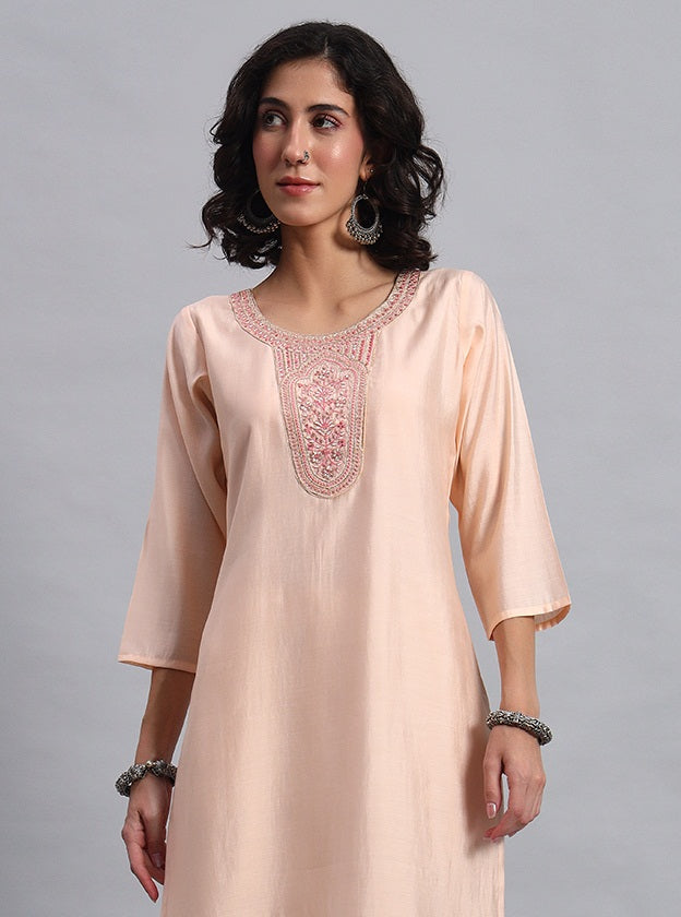 PeachBloom Printed Tunic