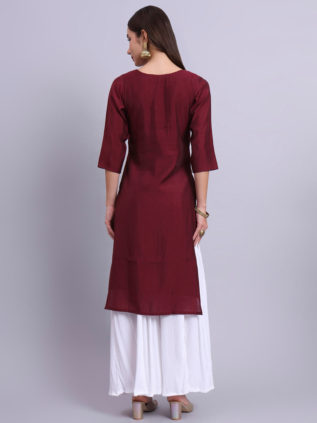 MaroonAura Casual Tunic