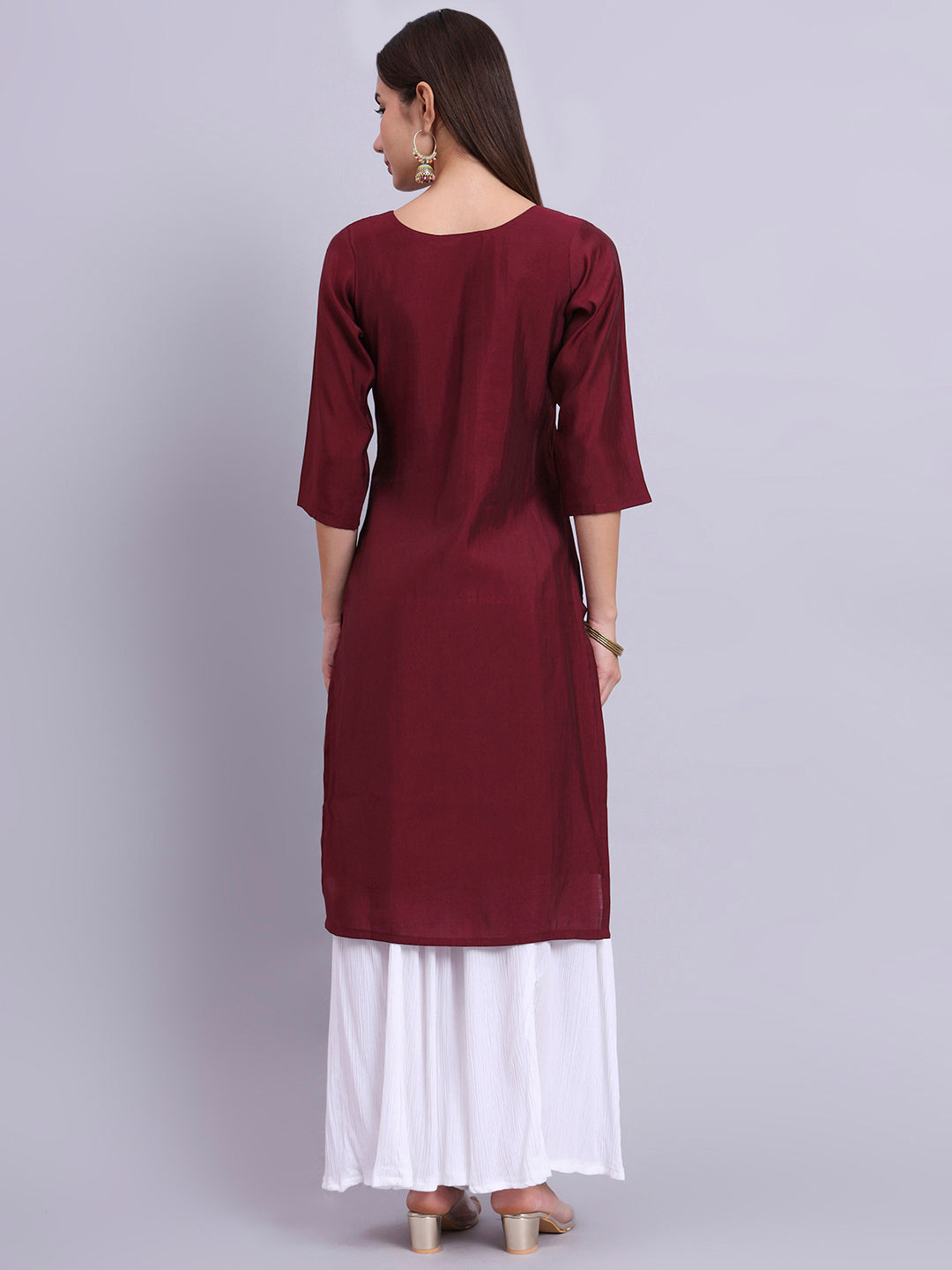 RoyalMaroon Elegance Top