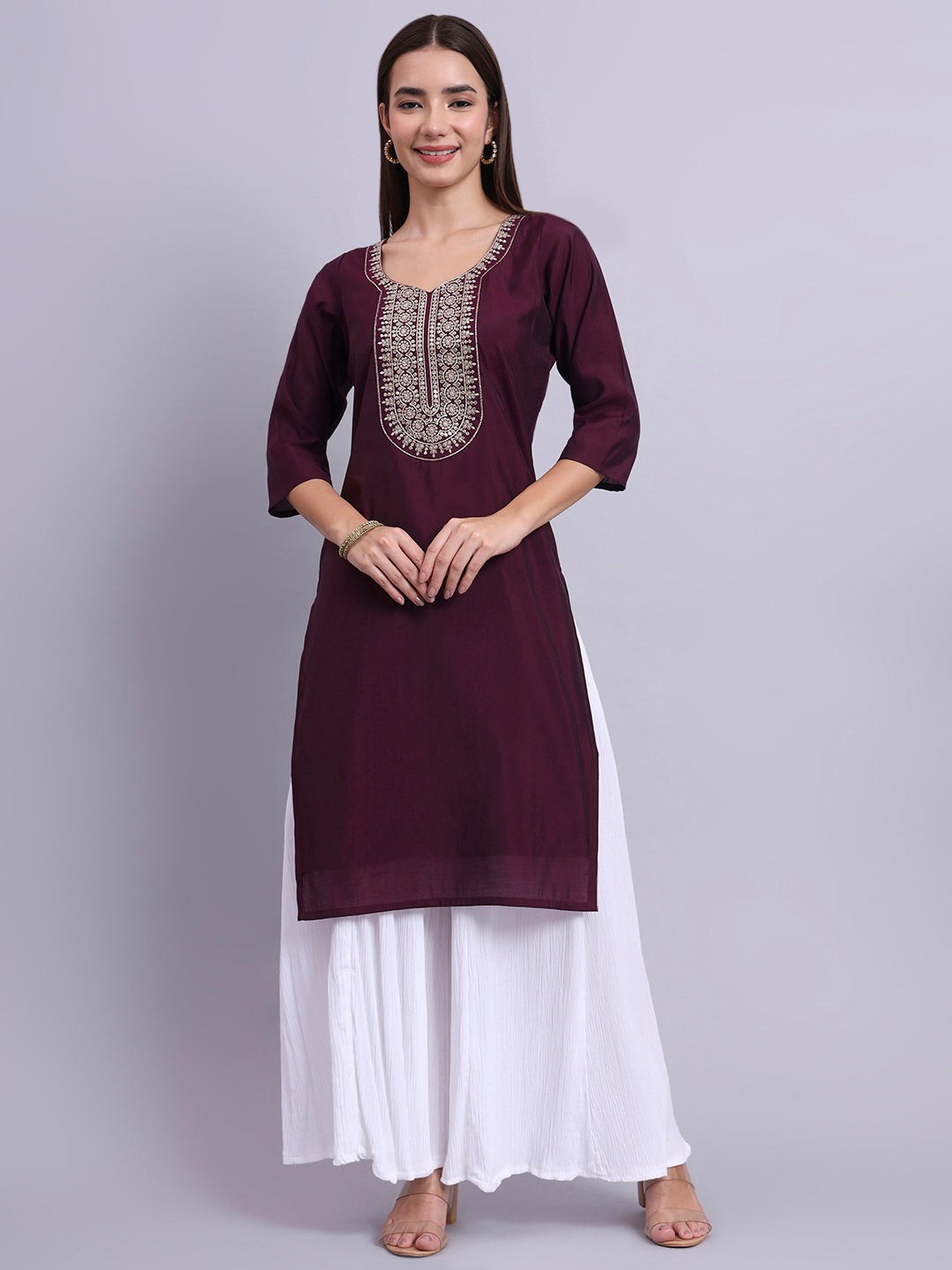 CrimsonCharm Printed Tunic