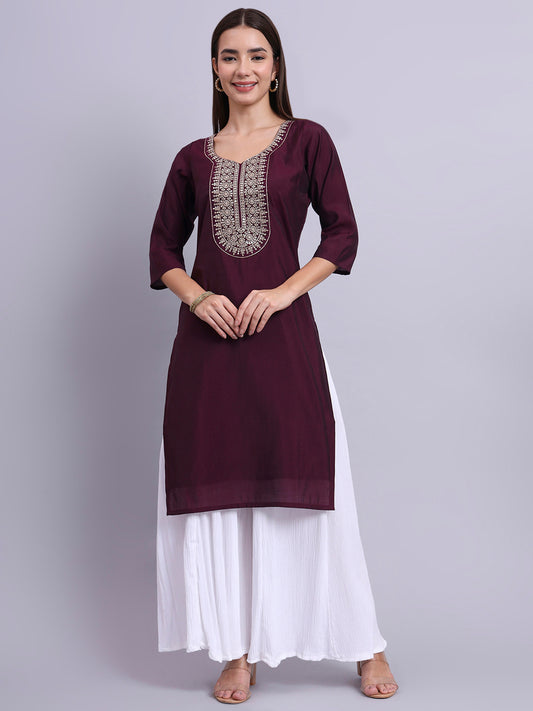 CrimsonCharm Printed Tunic