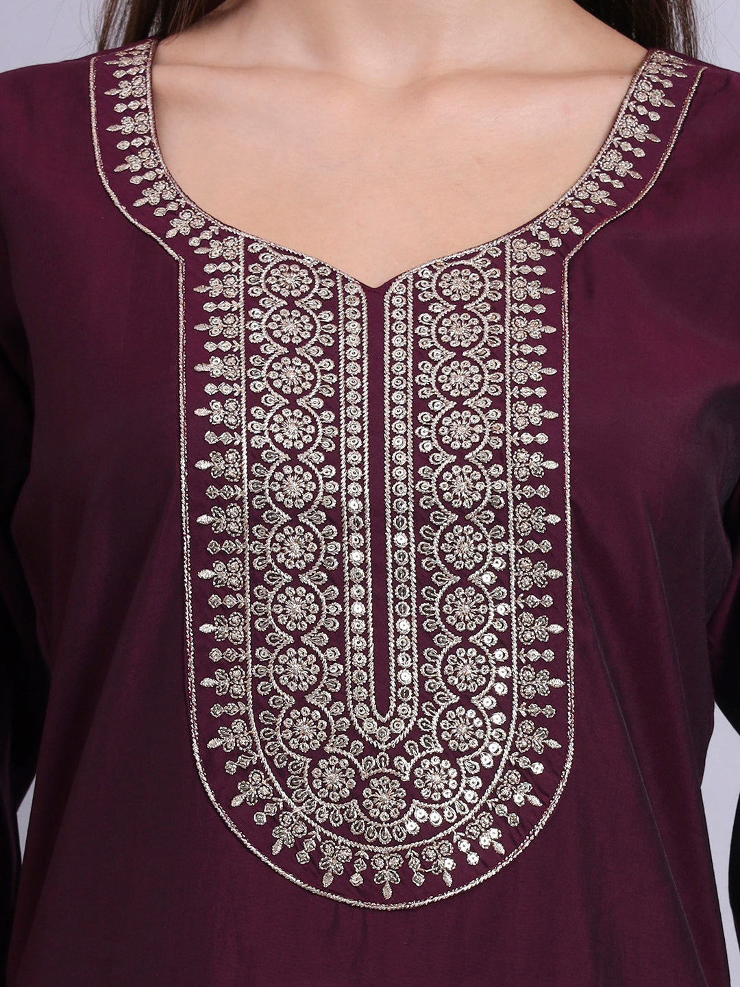 CrimsonCharm Printed Tunic