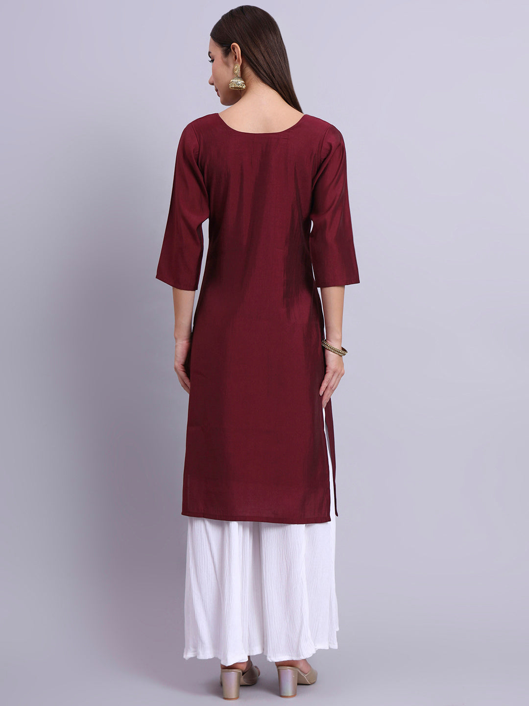 MaroonAura Casual Tunic