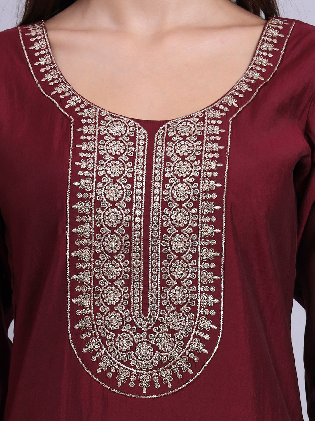 MaroonAura Casual Tunic