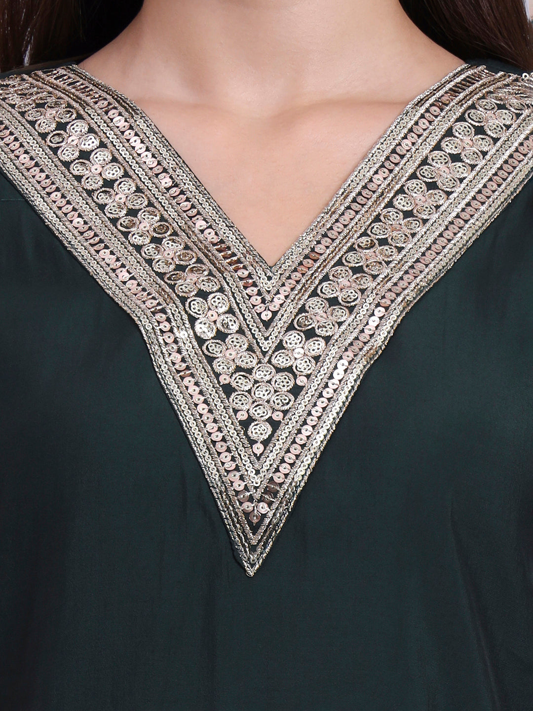 EmeraldVibe Silk Top