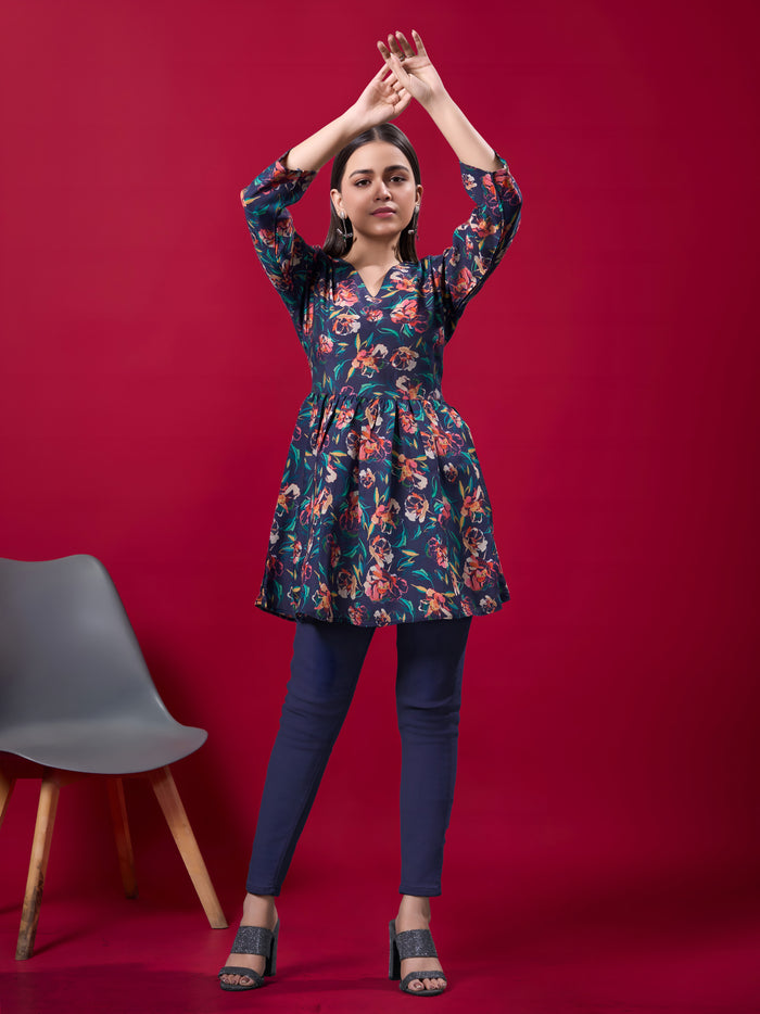 ColorSplash Silk Tunic