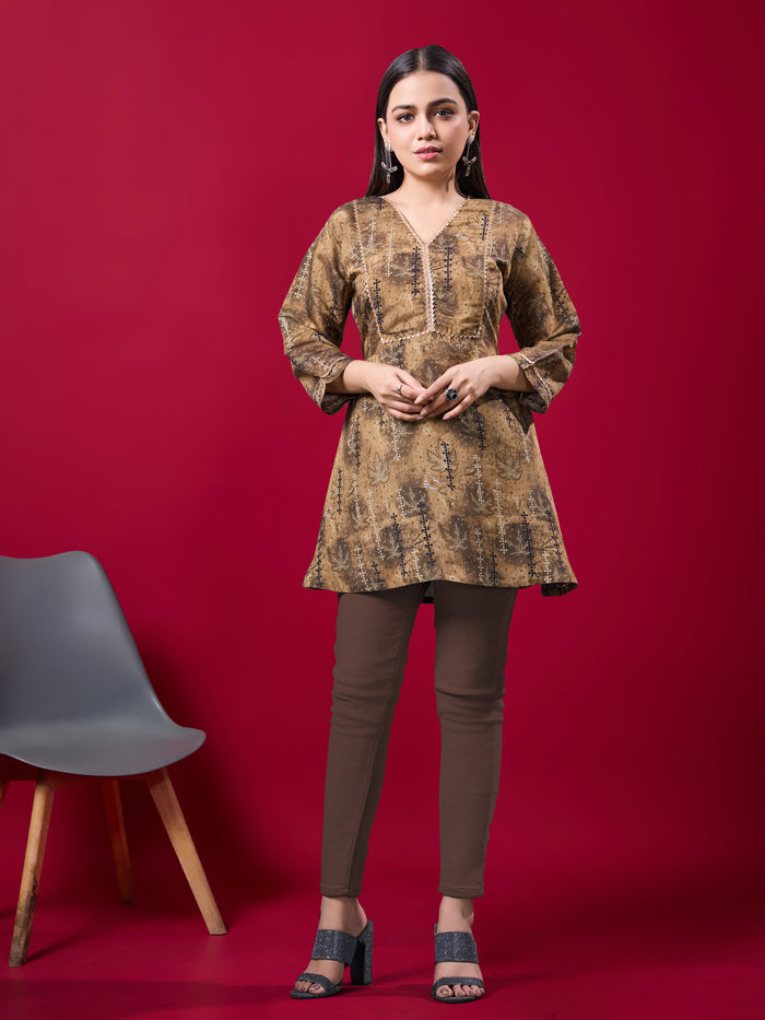 CocoaCharm Silk Tunic