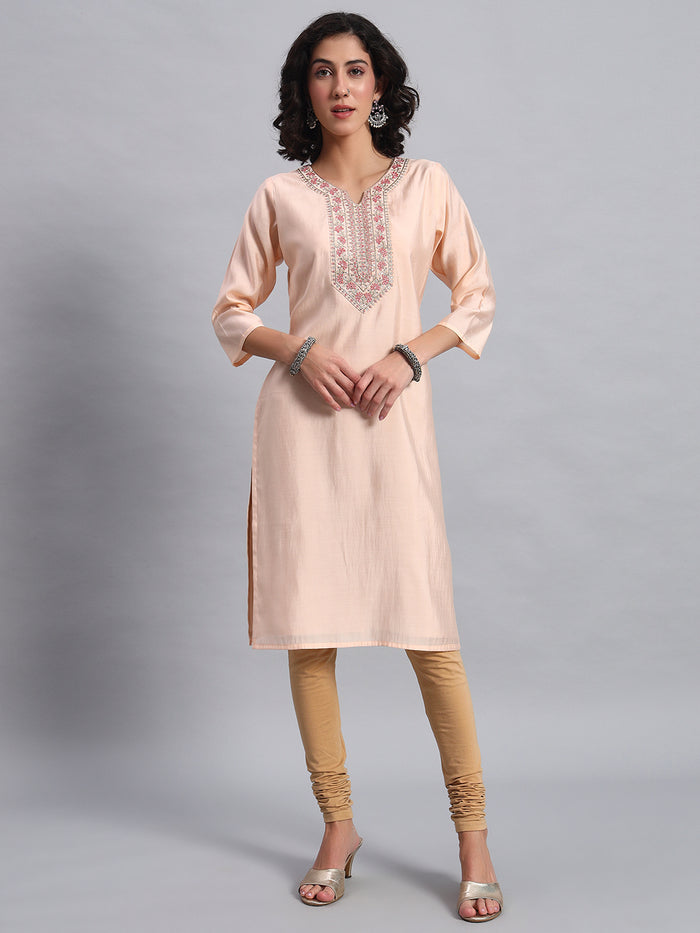 PastelPeach Elegance Tunic