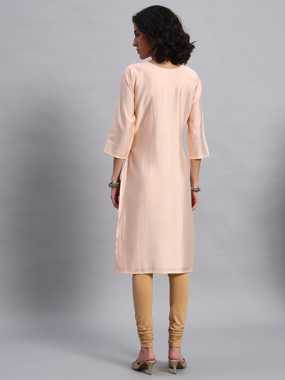 PastelPeach Elegance Tunic
