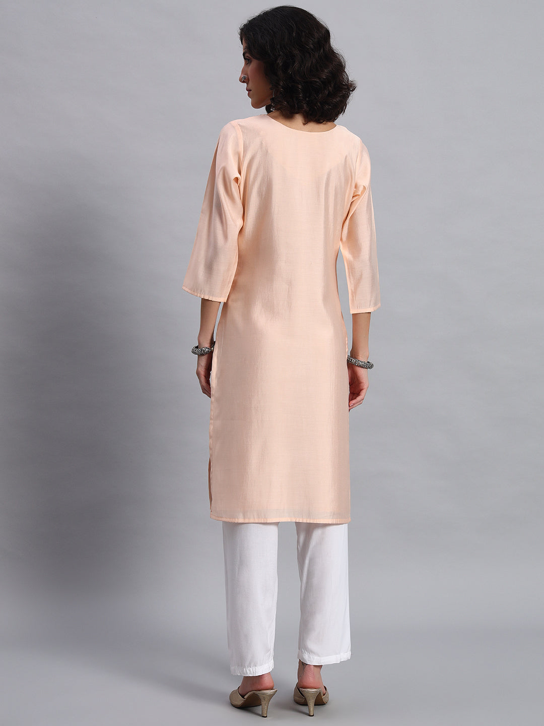 PeachBloom Printed Tunic