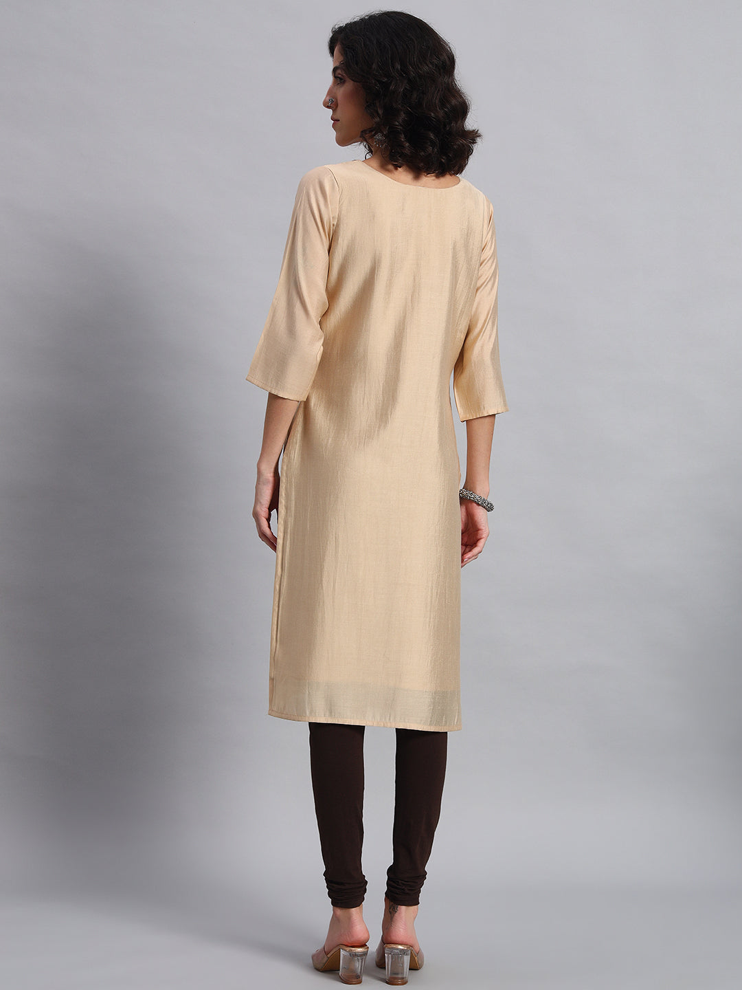 Elegant Sand Tunic